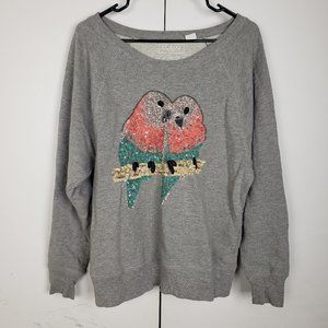 Sequin Bird Sweatshirt